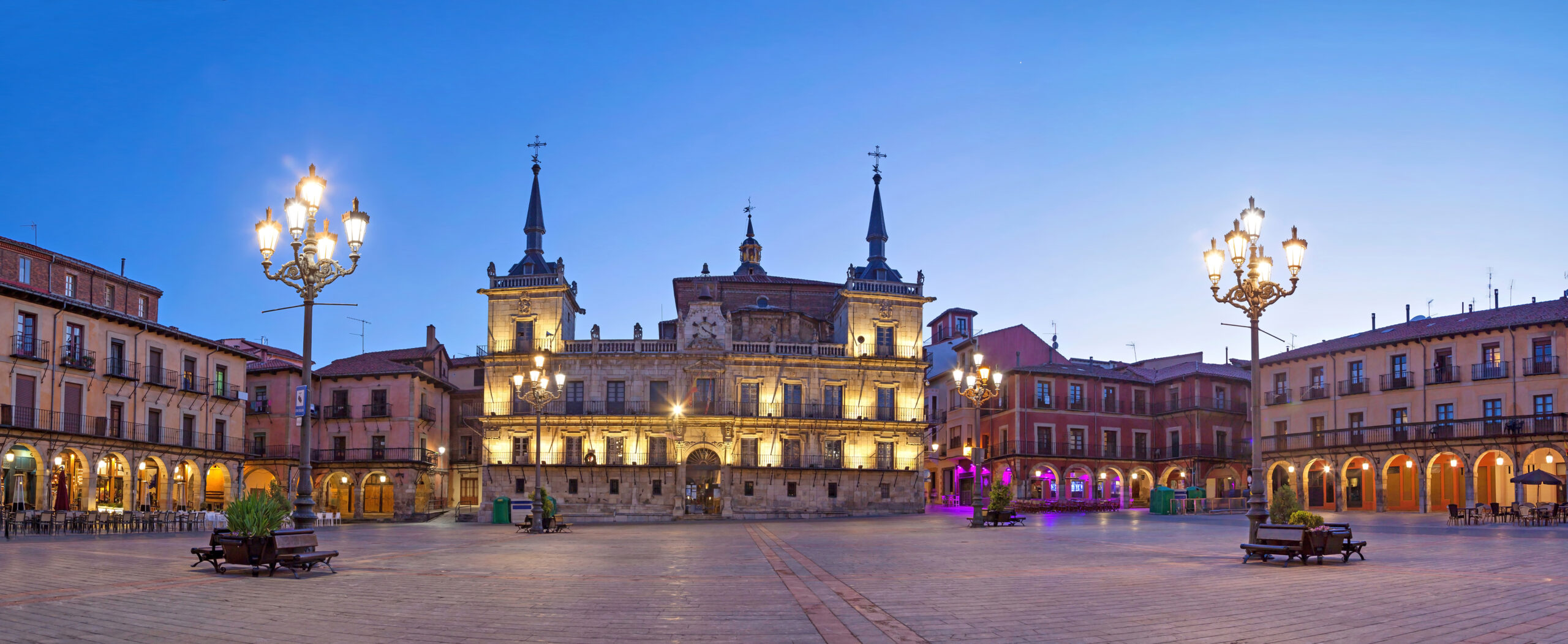 Atardecer en la Plaza